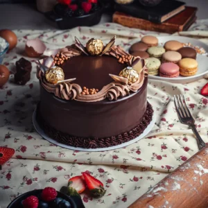 CHOCOLATE MOUSSE WITH ROCHER