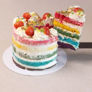 6" RAINBOW MULTI LAYER CAKE